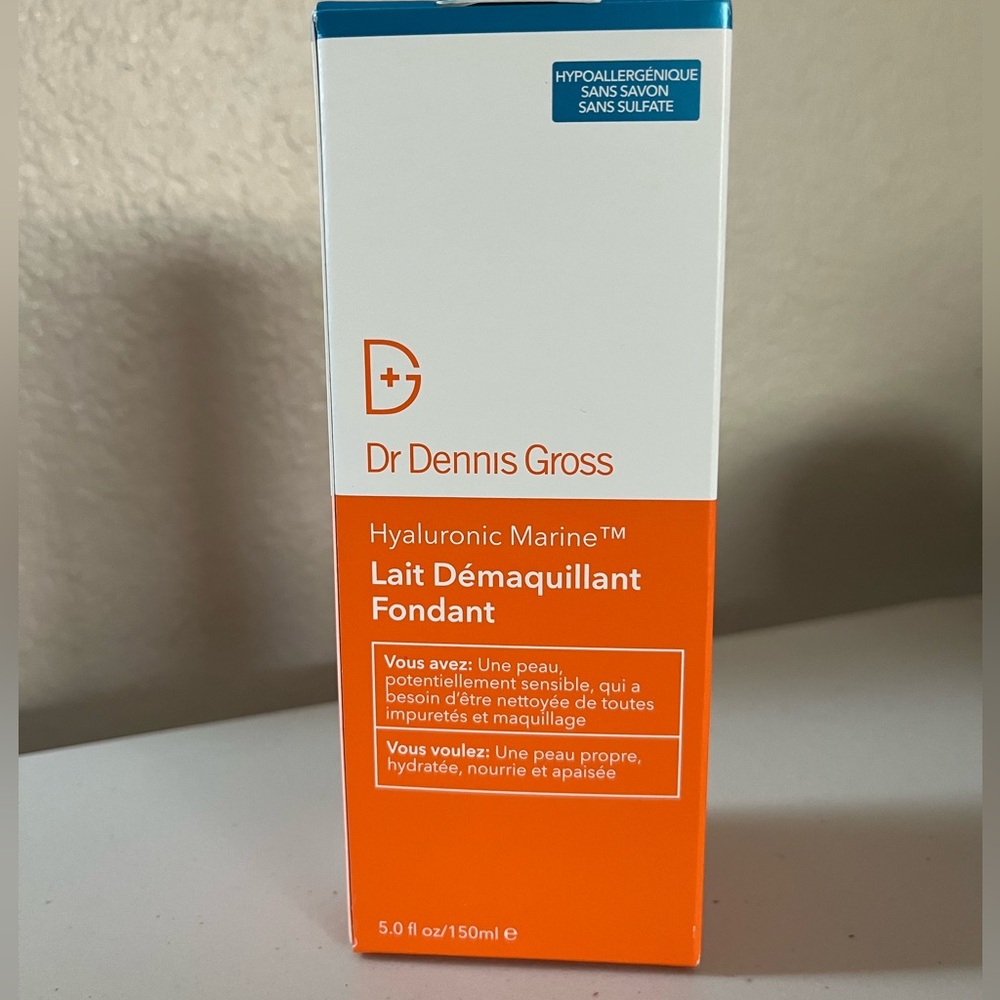 Dr Dennis Gross Hyaluronic Marine Meltaway cleanser Makeup Remover -